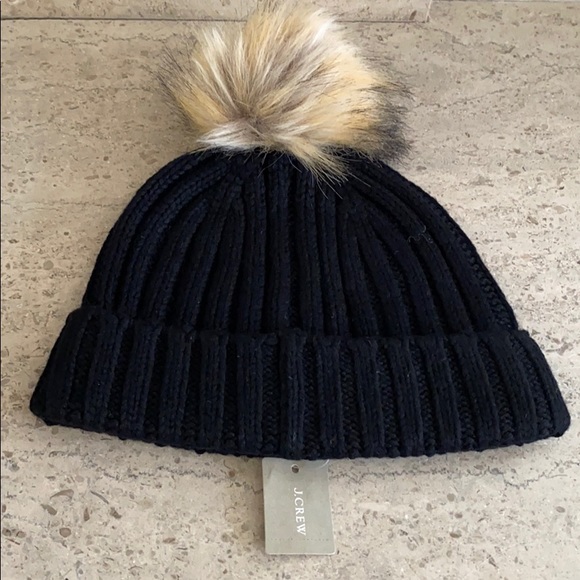 J. Crew Ribbed texting gloves and beanie hat - Picture 2 of 5